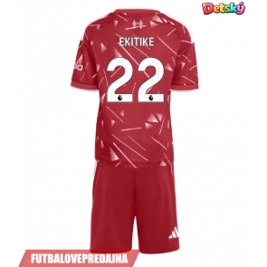 Lacne Dětský Futbalové dres Liverpool Hugo Ekitike #22 2026-27 Krátky Rukáv - Domáci (+ trenírky)
